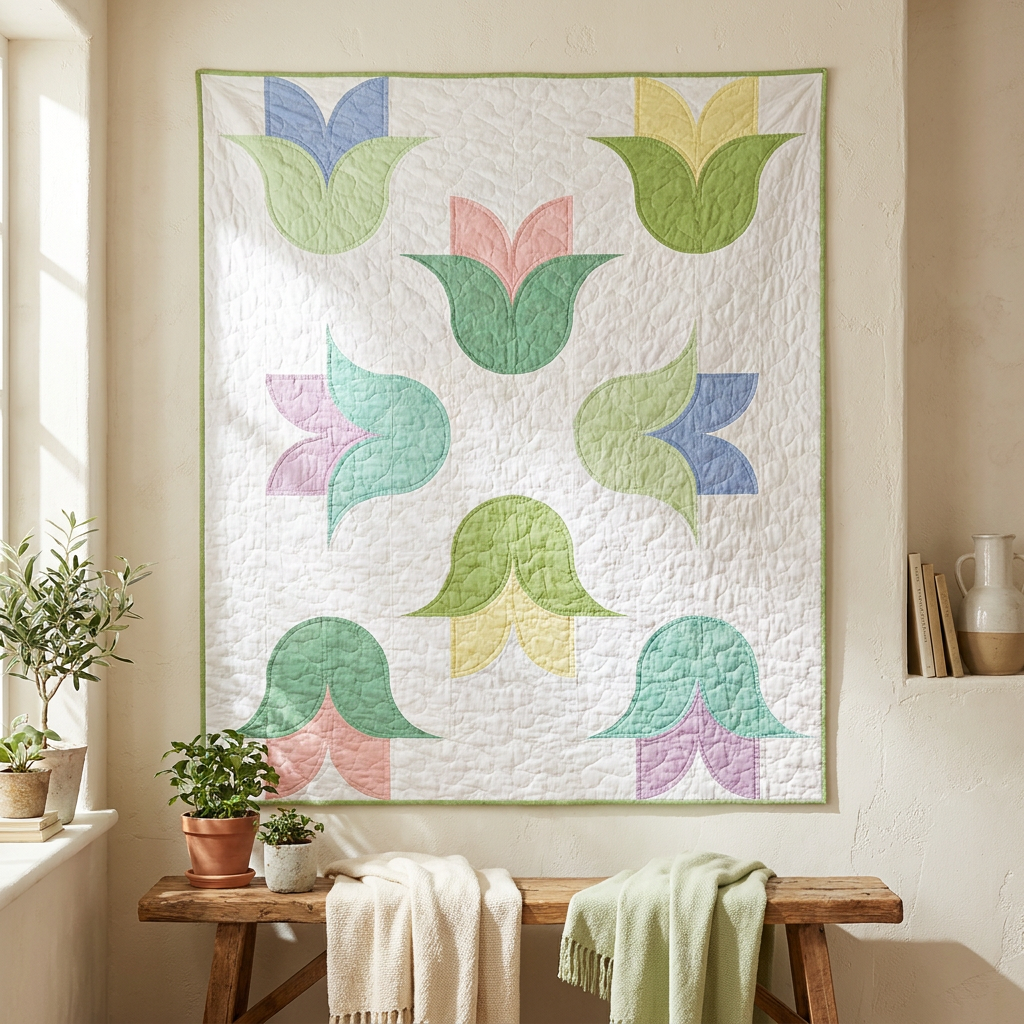 Tulip Tapestry Quilt Pattern
