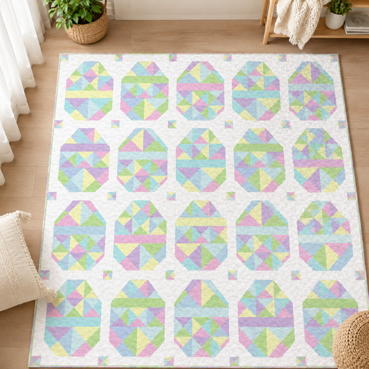 Prism Egg Parade Quilt Pattern