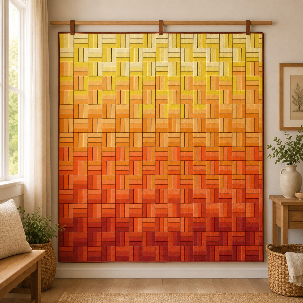 Amber Horizon Quilt Pattern