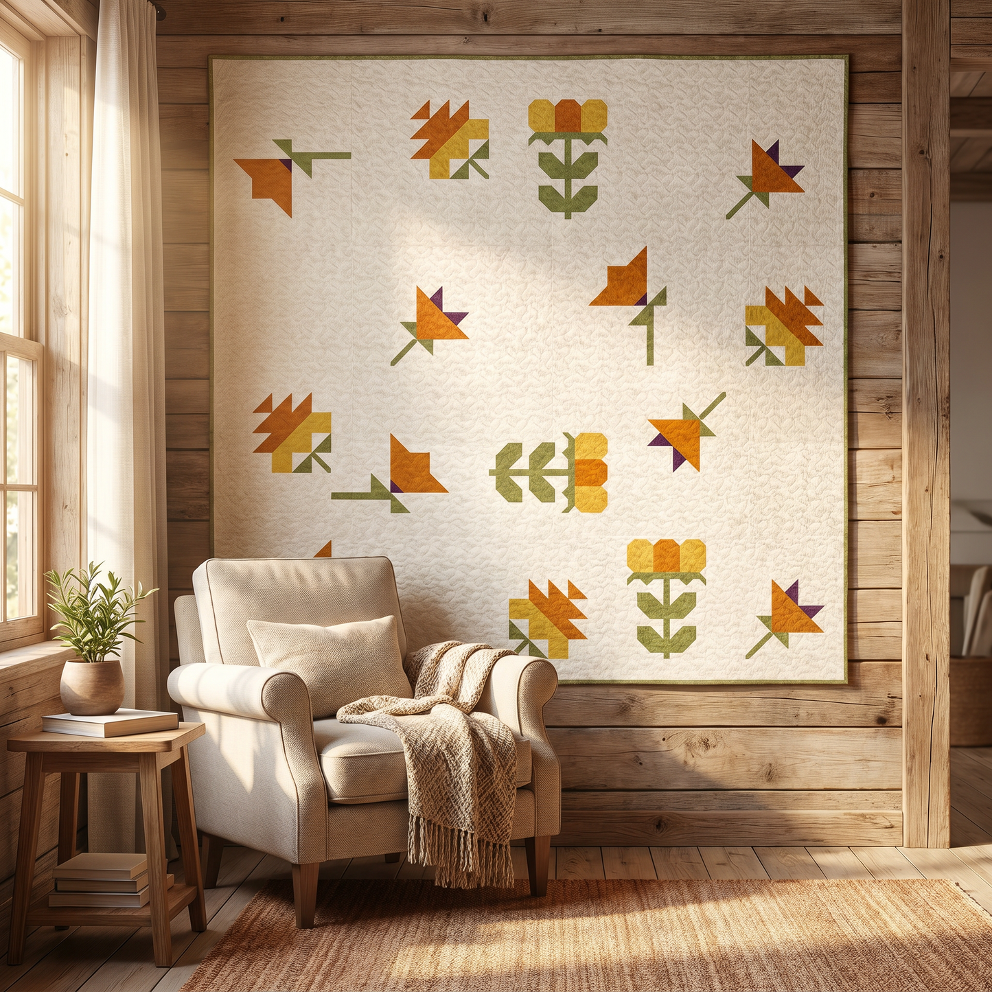 Where Wildflowers Wander Quilt Pattern
