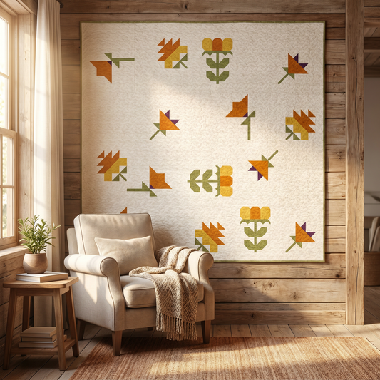 Where Wildflowers Wander Quilt Pattern