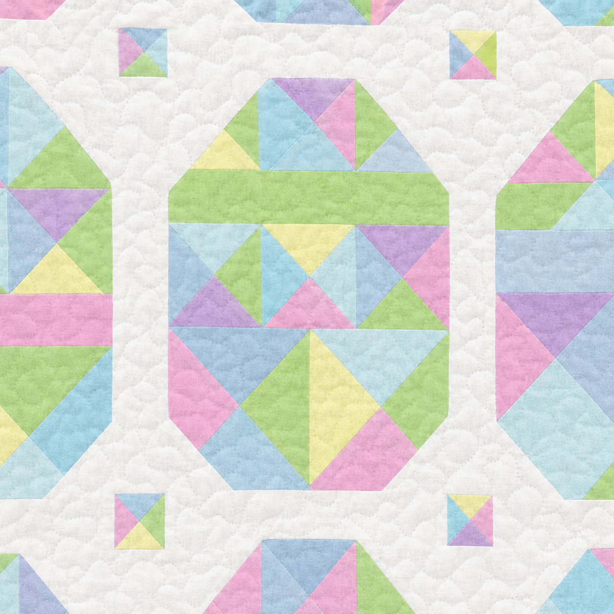 Prism Egg Parade Quilt Pattern