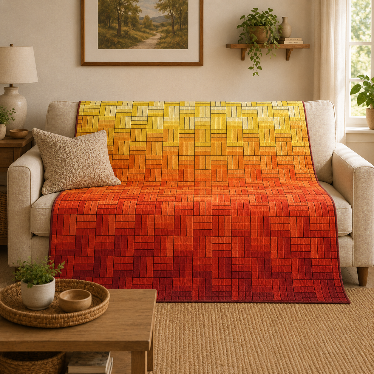 Amber Horizon Quilt Pattern