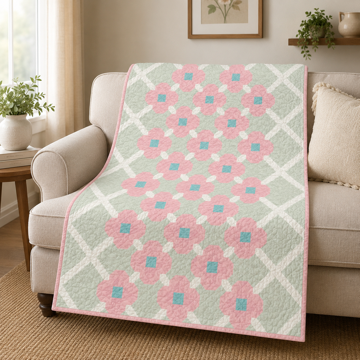 Morning Trellis Quilt Pattern