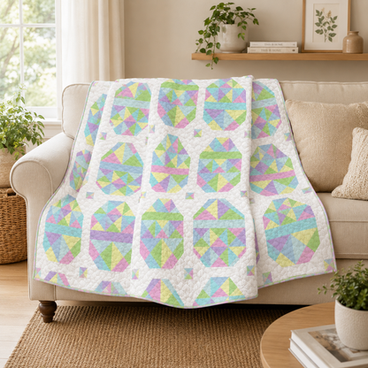 Prism Egg Parade Quilt Pattern