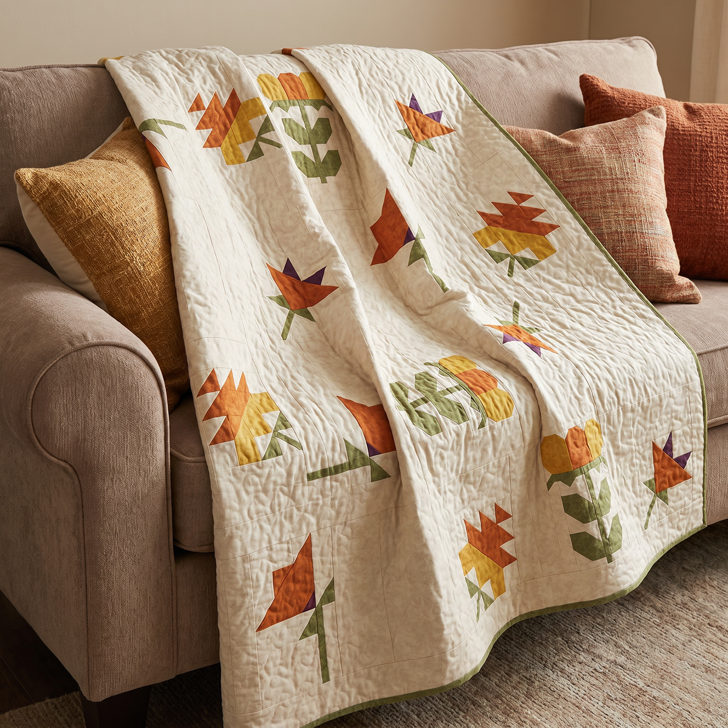 Where Wildflowers Wander Quilt Pattern