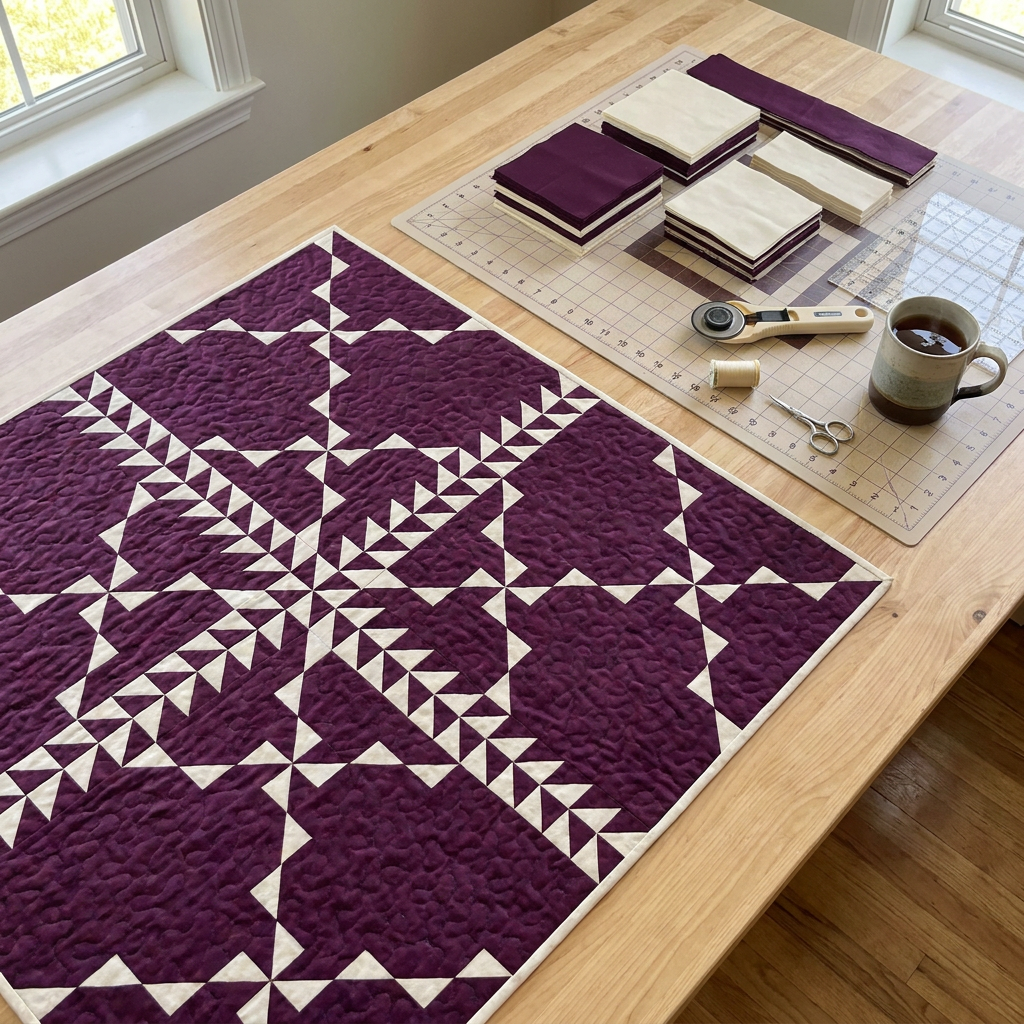 Midnight Filigree Quilt Pattern