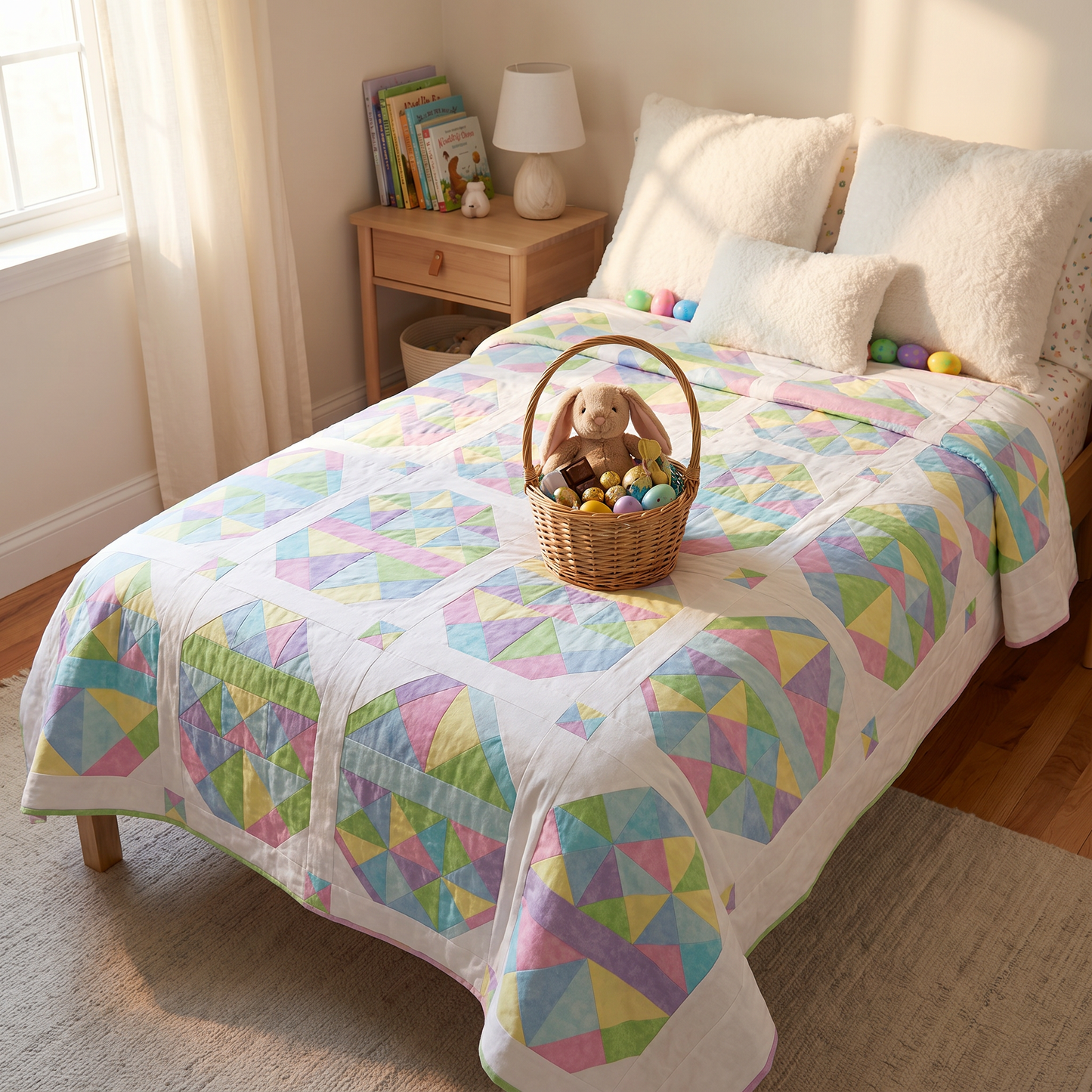 Prism Egg Parade Quilt Pattern