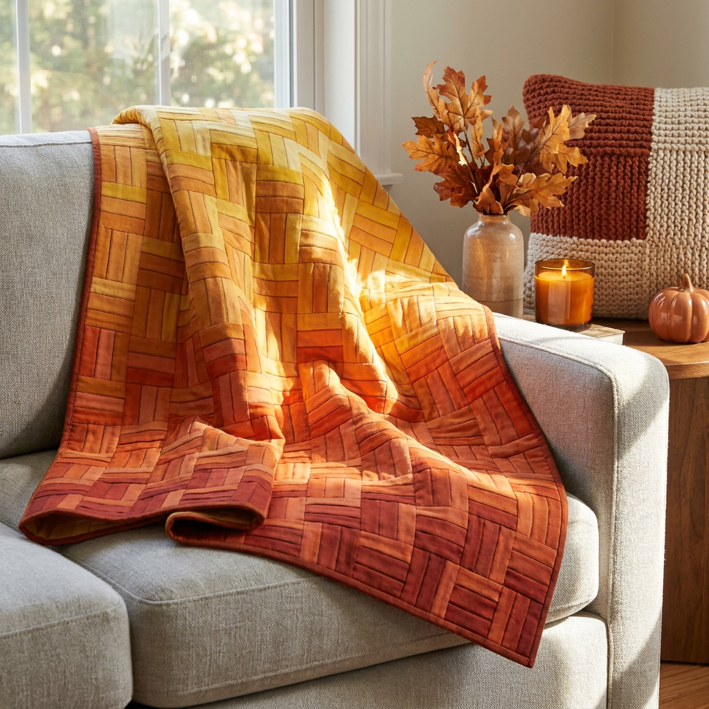 Amber Horizon Quilt Pattern