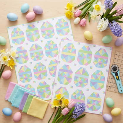 Prism Egg Parade Quilt Pattern