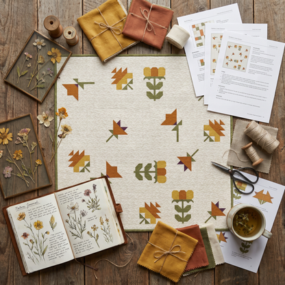 Where Wildflowers Wander Quilt Pattern
