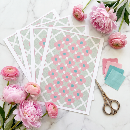 Morning Trellis Quilt Pattern