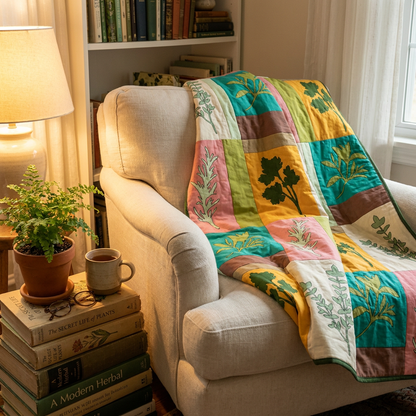 Gathered Herbs Quilt Pattern