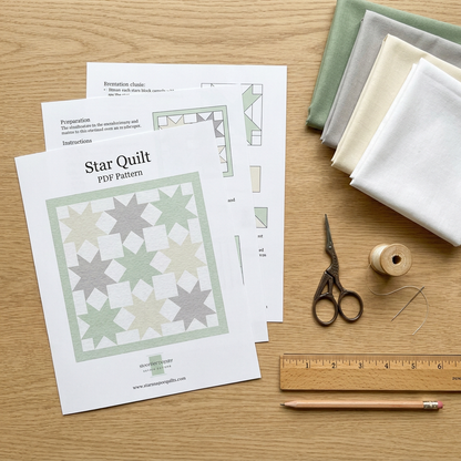 Little Atlas Star Quilt Pattern