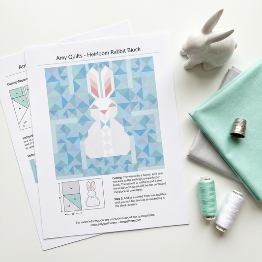 The Dapper Rabbit Quilt Pattern