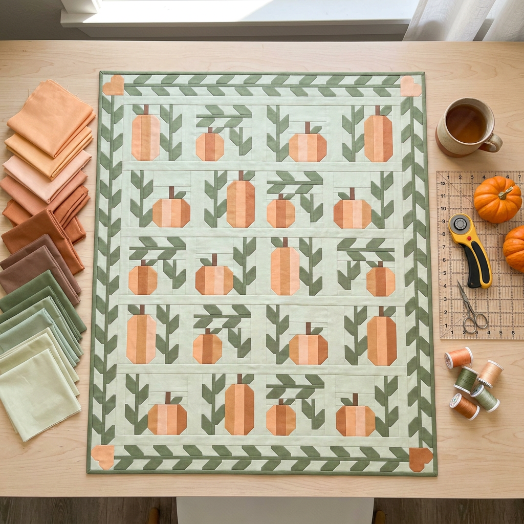 Pumpkin Patch Parade Quilt Pattern