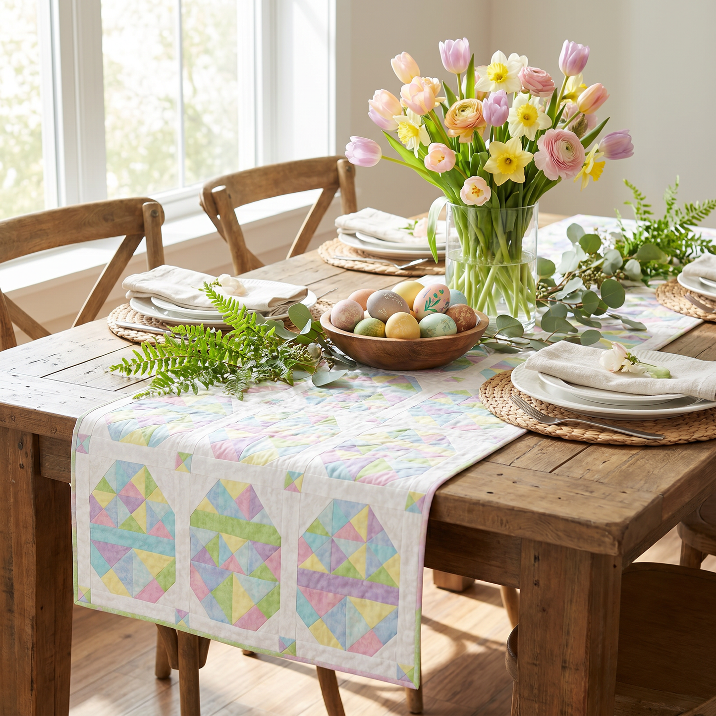 Prism Egg Parade Quilt Pattern